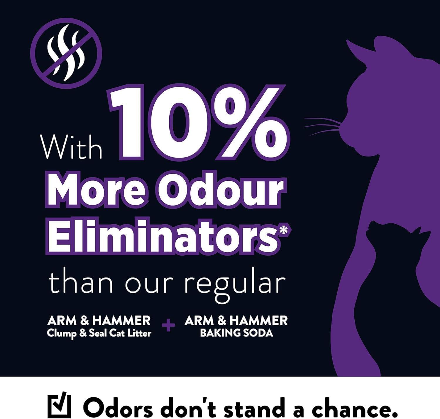 imageARM ampamp HAMMER Clump ampamp Seal SLIDE Platinum MultiCat Clumping Cat Litter 14Day Odor Control EZ Clean Technology 37 lbs No Scrubbing Powerful Odor EliminatorSLIDE Platinum Clumping Litter