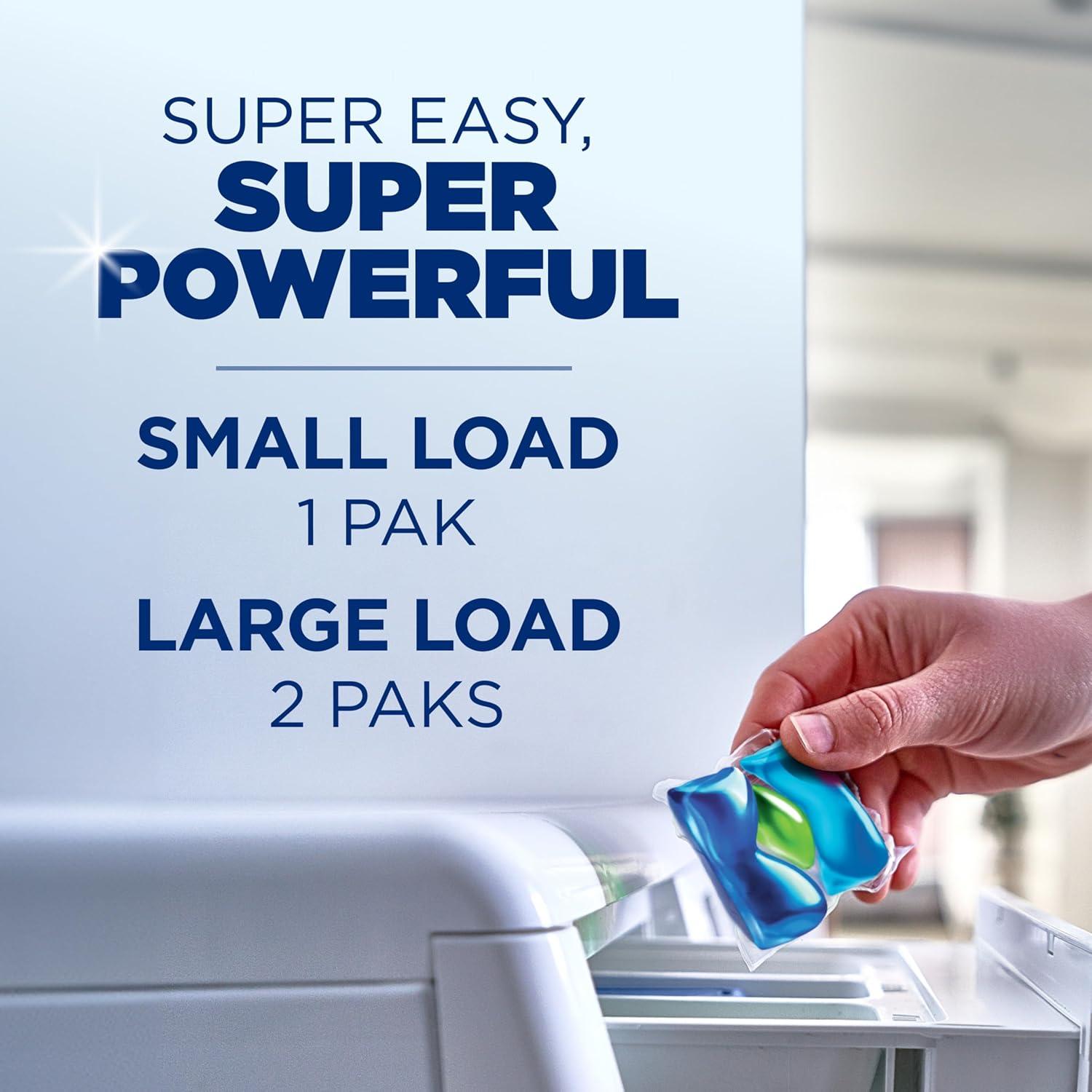 imageARM ampamp HAMMER Deep Clean Stain Formula Laundry Detergent Power Paks Laundry Stain Remover Sparkling Clean Scent 44 Count 44 Loads21 Count Pack of 1