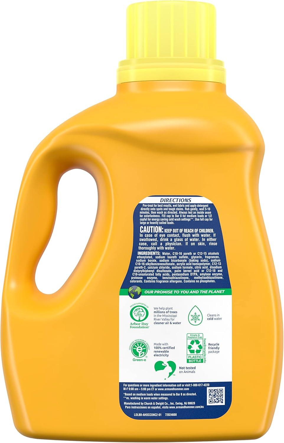 imageARM ampamp HAMMER Plus OxiClean Clean Meadow 77 Loads Liquid Laundry Detergent 1005 fl oz1005 Fl Oz Pack of 2