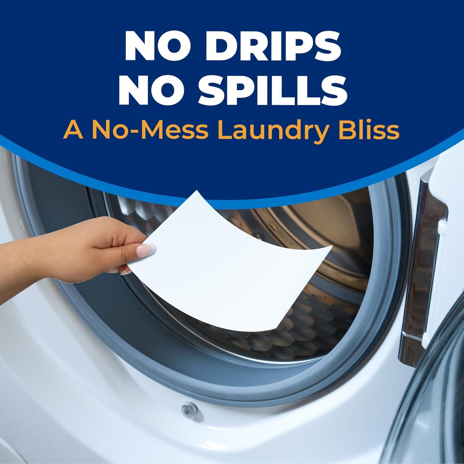 imageARM ampamp HAMMER Power Sheets Laundry Detergent Fragrance Free No Dyes or Perfumes Lightweight and TravelFriendly 35 Count Up to 70 Small Loads