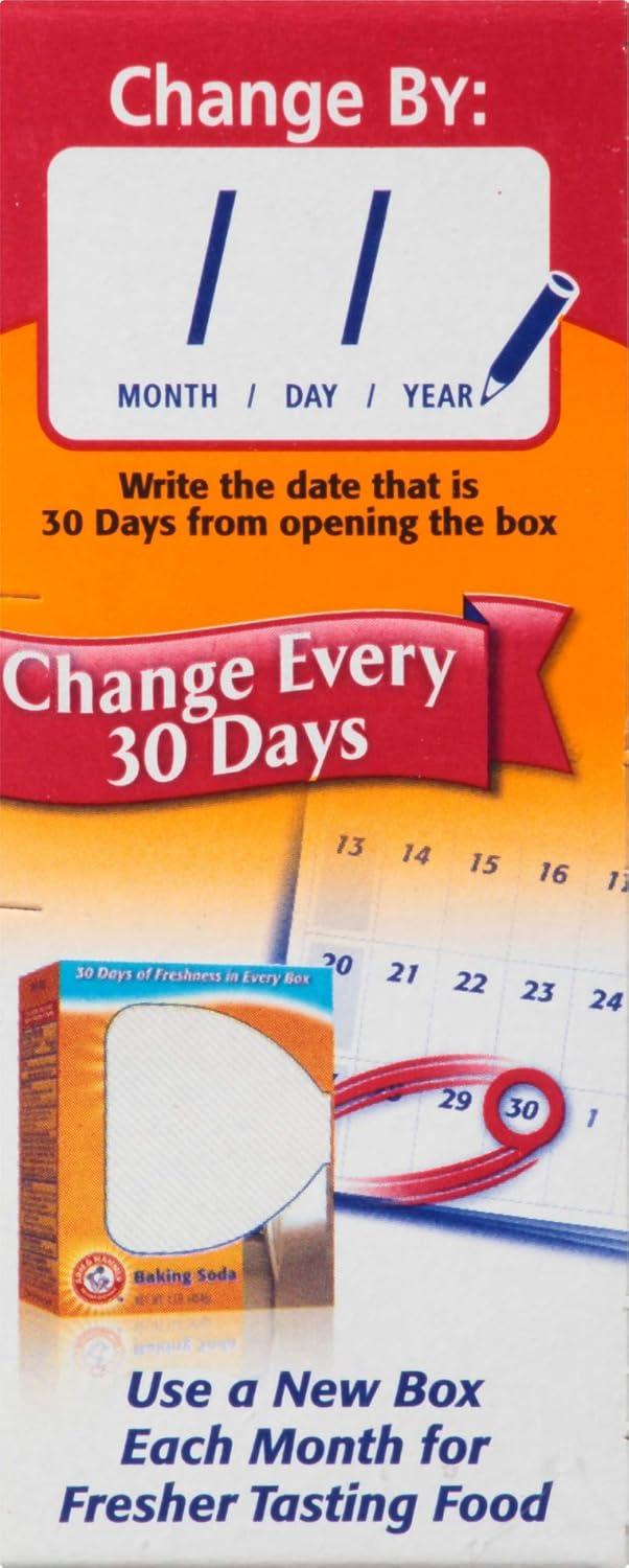 imageArm ampamp Hammer Baking Soda FridgenFreezer Odor Absorber Orange 14 oz Pack of 12FridgenFreezer Odor Absorber 12 pack