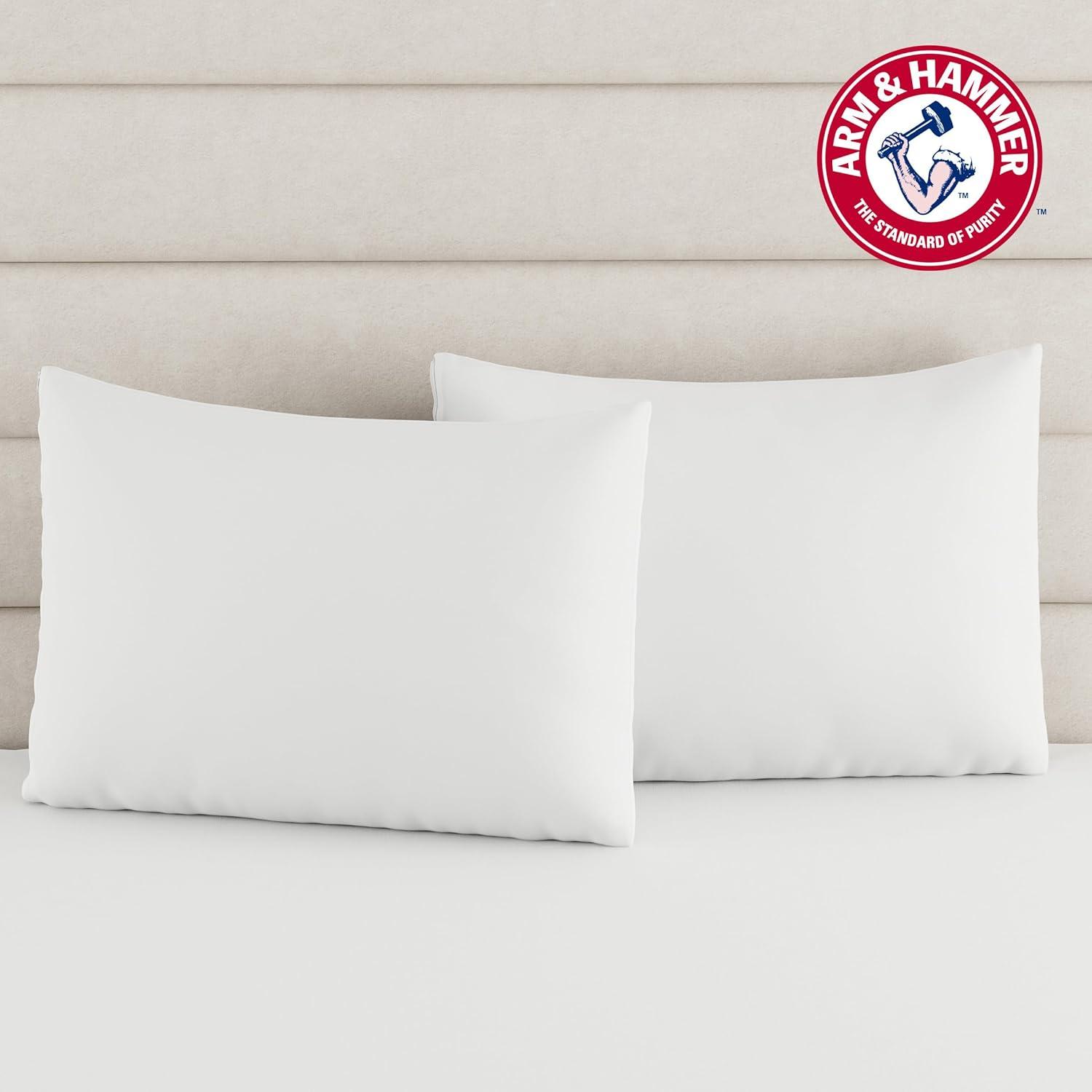 imageArm ampamp Hammer Cooling Comfort Zippered Body Pillow Cover 20 x 54 WhiteKing