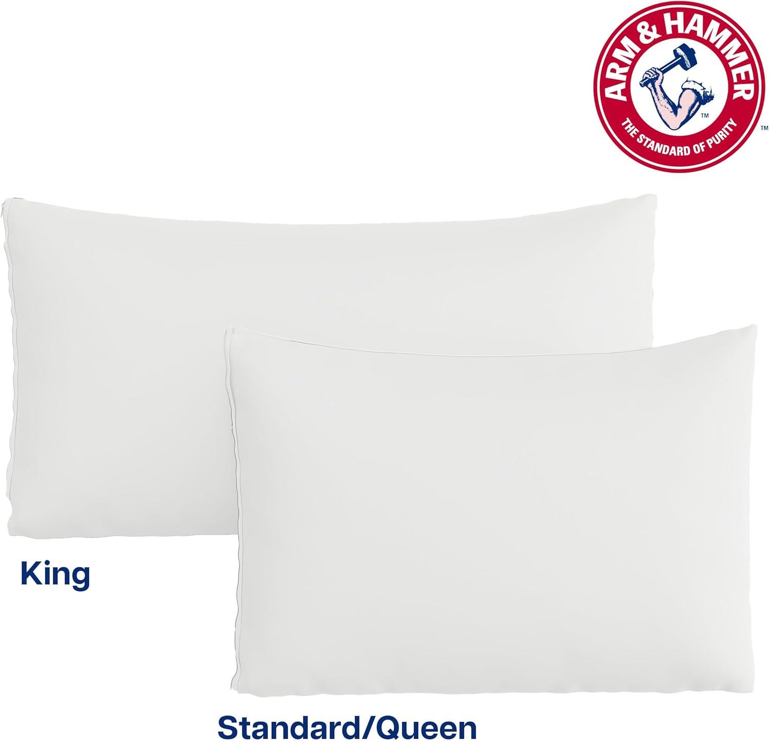 imageArm ampamp Hammer Cooling Comfort Zippered Body Pillow Cover 20 x 54 WhiteKing