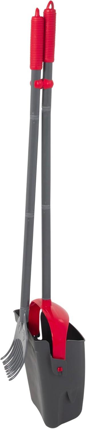 imageArm ampamp Hammer Dog Pooper Scooper Swivel Bin ampamp Rake Poop Scoop for Dogs Black 2 Heavy Duty Scented Waste Bags IncludedSwivel and Rake Scooper XL