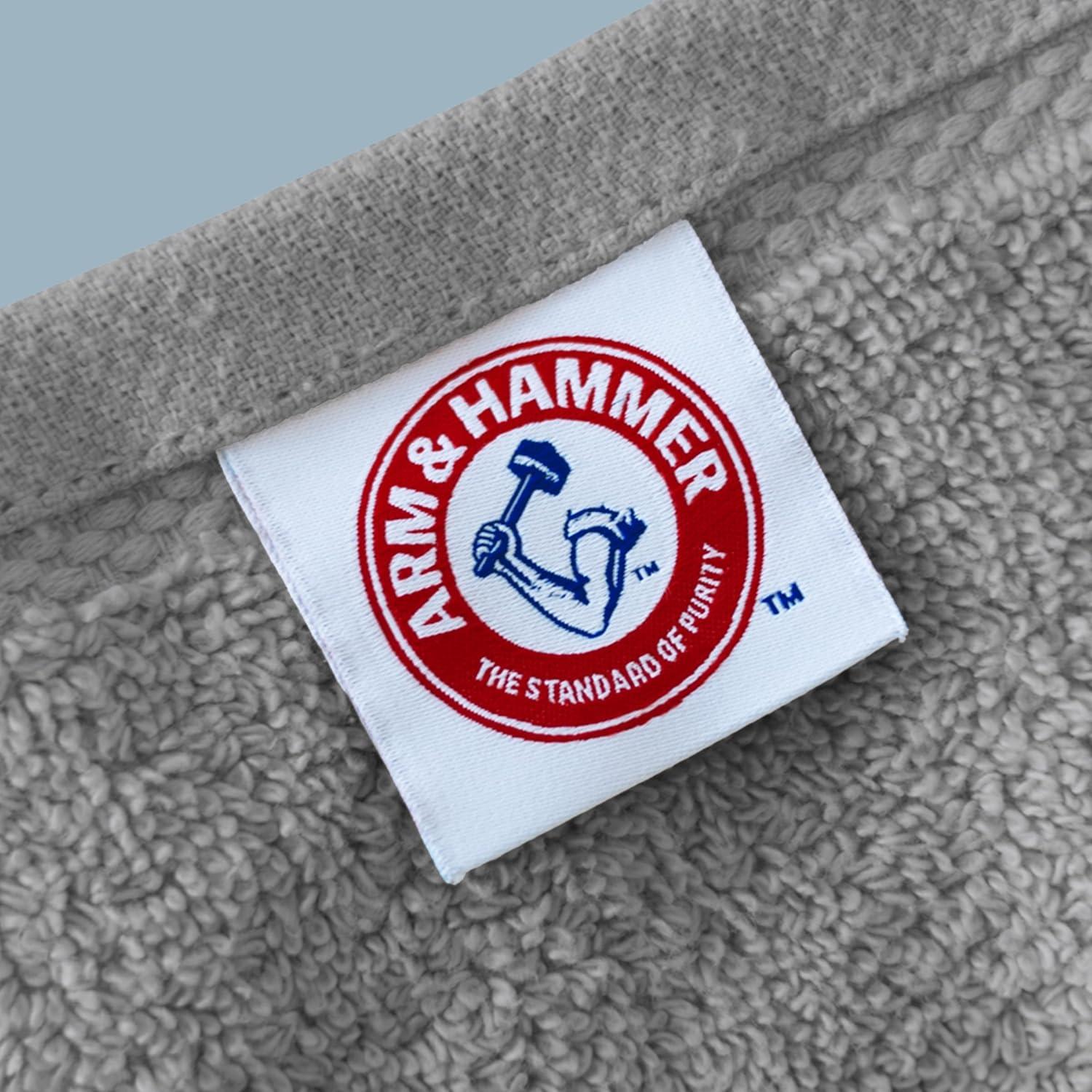 imageArm ampamp Hammer Performance Bath Towels 4 Piece KhakiWhite