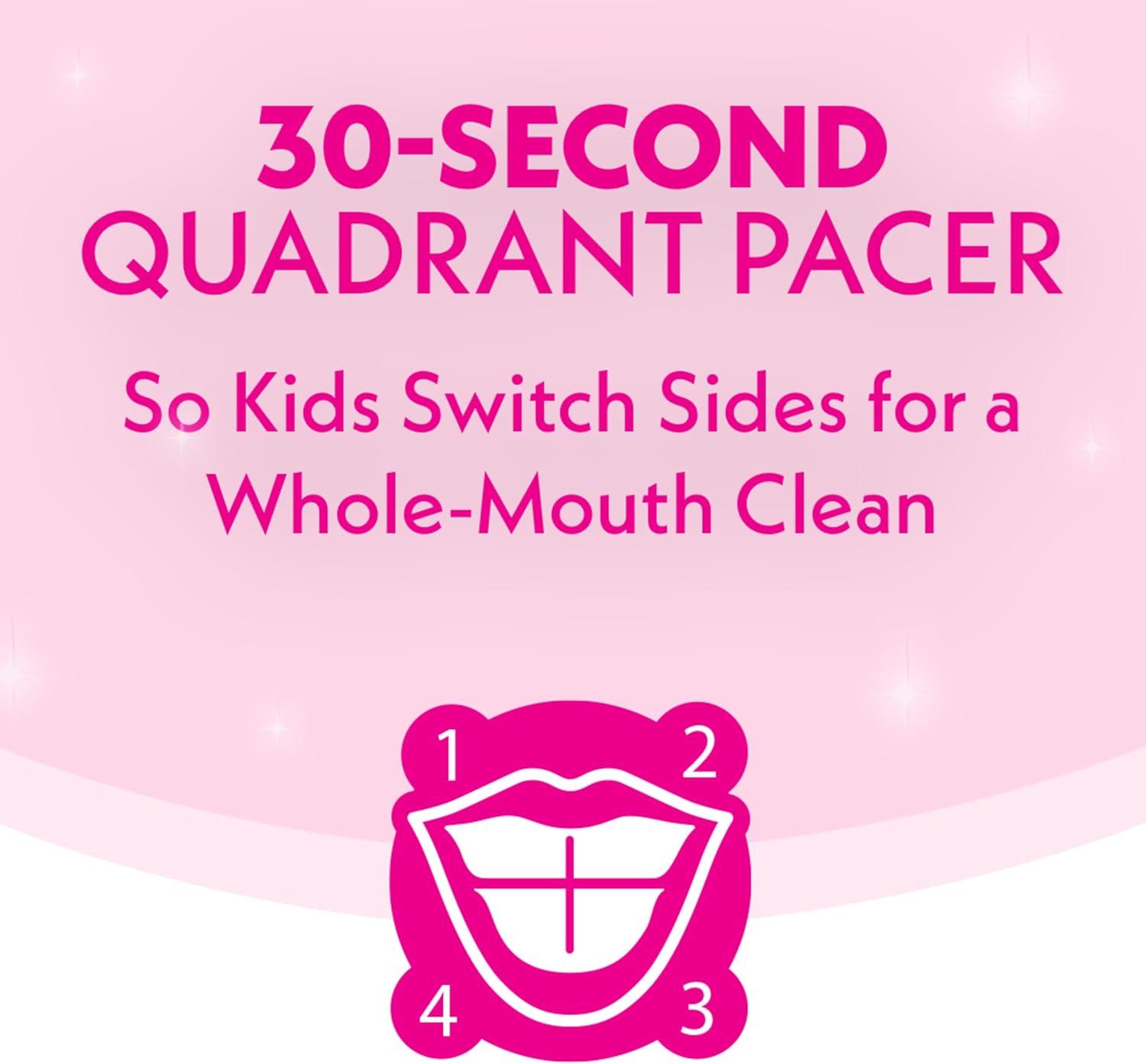 imageSpinbrush Kids Electric Toothbrush Glow in The Dark BatteryPoweredShimmery Sparkle