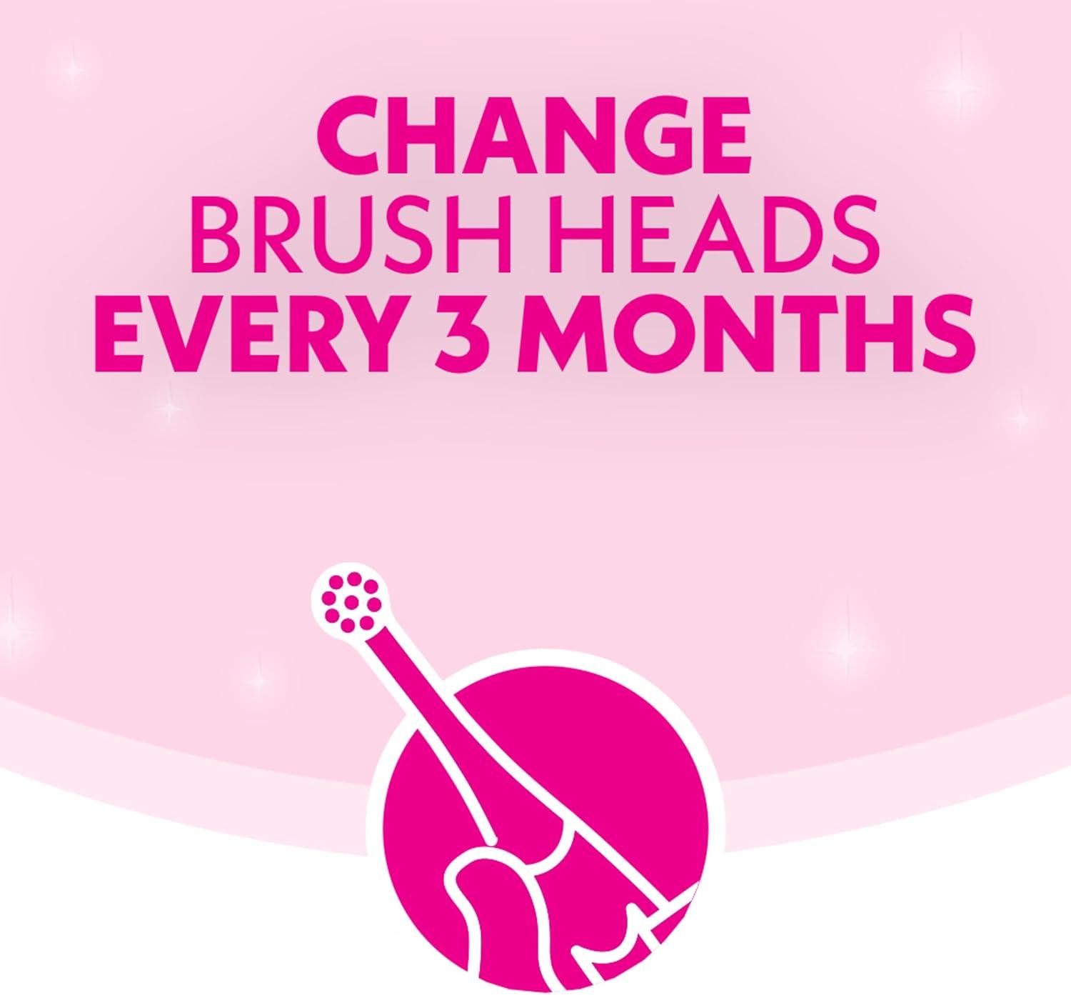 imageSpinbrush Kids Electric Toothbrush Glow in The Dark BatteryPoweredShimmery Sparkle