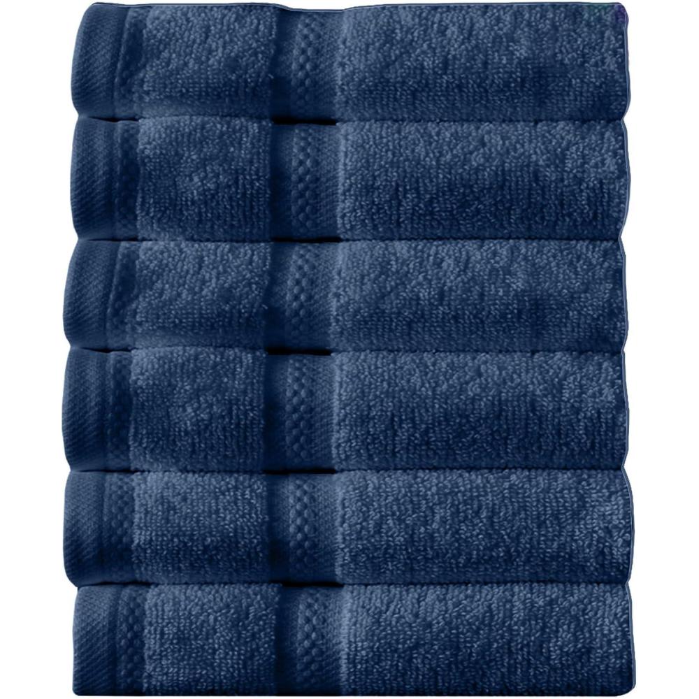 imageArm ampamp Hammer Performance Towel Washcloth Set 6 Piece Light BlueDark Blue
