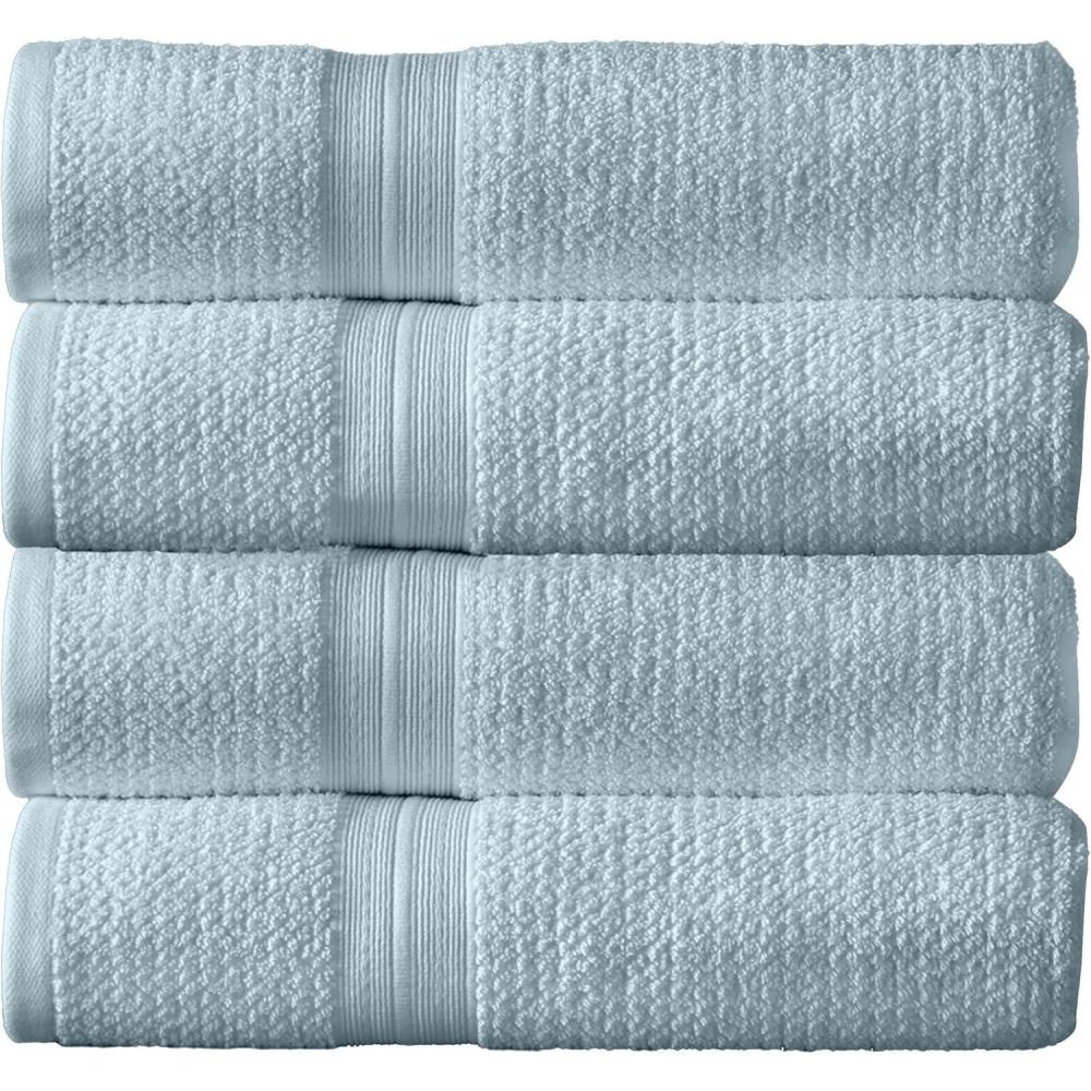 imageArm ampamp Hammer Quick Dry Bath Towels 4 Piece Dark BlueLight Blue