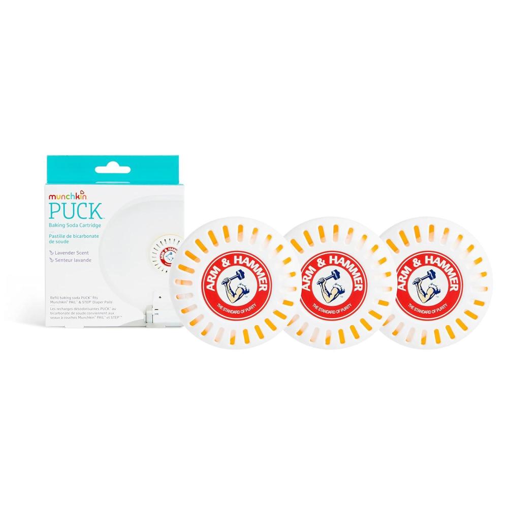 imageMunchkin Arm ampamp Hammer Puck Baking Soda Cartridge Lavender Scent3 Count Pack of 1
