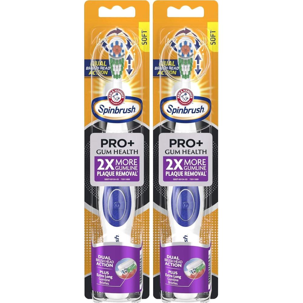 imageSpinbrush PRO Gum Health Powered Toothbrush 1 count1 Count Pack of 2