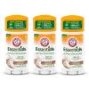 ARM & HAMMER Essentials Deodorant – Made with Natural Deodorizers – Coconut Geranium – Free From Aluminum, Parabens & Phthalates, 2.5 oz (Pack of 3)(Coconut)