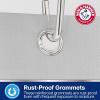 Arm & Hammer Fabric Shower Curtain with Waterproof Back, 70 x 72, Grey(Grey)