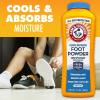 Arm & Hammer Foot Powder for Shoes & Feet, Talc-Free Odor & Moisture Control for Men & Women, 7 oz (1 Pack)(7 Ounce (Pack of 1))