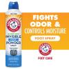 Arm & Hammer Invisible Foot Powder Spray, Clear Talc-Free Sweat Control, Odor Eliminating Foot Spray For Men & Women, 7 Oz (3 Pack)(7 Ounce (Pack of 3))