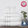 Arm & Hammer Performance Bath Towel Set, 6 Piece, White(Light Blue)
