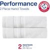 Arm & Hammer Performance Hand Towels, 2 Piece, Khaki(Light Blue)
