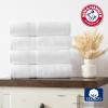 Arm & Hammer Quick Dry Bath Towels, 4 Piece, Dark Blue(Khaki)