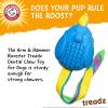 Arm & Hammer for Pets Super Treadz Gator Chew Toy – Best Chew Toys Reduce Plaque & Tartar Buildup Without Brushing – for Dogs up to 35 Lbs (Pack of 12)(Rooster)