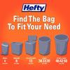 Hefty Small Trash Bags, Fabuloso Scent, 4 Gallon, 34 Count(Clean Burst)