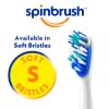 Spinbrush Pro Clean Replacement Toothbrush Heads, Soft Bristles, Dentist Recommended, 4-Pack(1 Count (Pack of 4))