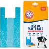ARM & HAMMER 71041 Easy-Tie Waste Bags, Blue, 75 Count – Pack of 1(75 Count (Pack of 1))