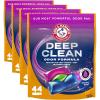 ARM & HAMMER™ Deep Clean Odor Formula Laundry Detergent Power Paks, Laundry Odor Remover, Radiant Burst Scent, 44 Count, 44 Loads(44 Count (Pack of 4))