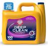 ARM & HAMMER™ Deep Clean Odor Formula Liquid Laundry Detergent, Laundry Odor Remover, Radiant Burst Scent, 150 Fl Oz, 100 Loads(150 Fl Oz (Pack of 1))