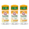 ARM & HAMMER Essentials Deodorant Fresh Rosemary Lavender 2.50 oz (Pack of 3)(Orange)