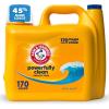 ARM & HAMMER Liquid Laundry Detergent, Clean Burst Fresh, 170 fl oz, 170 Loads, HE Laundry Detergent Liquid(170 Fl Oz (Pack of 1))