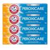 ARM & HAMMER Peroxicare Toothpaste for Gum Health, Baking Soda Toothpaste, Clean Mint, 6.0 oz (Pack of 4(6 Ounce (Pack of 4))
