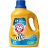 ARM & HAMMER Plus OxiClean Clean Meadow, 77 Loads Liquid Laundry Detergent, 100.5 fl oz(100.5 Fl Oz (Pack of 1))