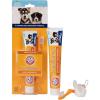 Arm & Hammer Complete Care Puppy Dental Kit, Chicken Flavor Enzymatic Dog Toothpaste, Toothbrush, & Microfiber Brush, Baking Soda + Calcium, Enhanced Formula, 2.5oz(Puppy Dental Kit – Peanut Butter)