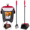 Arm & Hammer Dog Pooper Scooper Swivel Bin & Rake, Poop Scoop for Dogs, Black (2 Heavy Duty Scented Waste Bags Included)(Swivel and Rake Scooper XL)