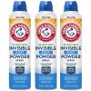 Arm & Hammer Invisible Foot Powder Spray, Clear Talc-Free Sweat Control, Odor Eliminating Foot Spray For Men & Women, 7 Oz (3 Pack)(7 Ounce (Pack of 3))
