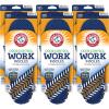 Arm & Hammer Memory Foam Work Insoles for Men and Women, Pair of Anti-Fatigue Memory Foam Inserts with Arch Support for Work Boots, Sneakers, Or Dress Shoes. (1 Pack)(6)