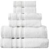 Arm & Hammer Performance Bath Towel Set, 6 Piece, White(White)