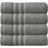 Arm & Hammer Performance Bath Towels, 4 Piece, Khaki(Grey)