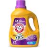 Arm & Hammer Plus OxiClean Odor Blasters Fresh Burst, 160 Loads Liquid Laundry Detergent, 208 Fl oz(100.5 Fl Oz (Pack of 1))