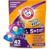 Arm & Hammer Plus OxiClean With Odor Blasters Laundry Detergent 5-IN-1 Power Paks, 42CT (Packaging may vary)(Fresh Burst)