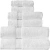 Arm & Hammer Quick Dry Bath Towel Set, 6 Piece, White(White)