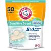 Arm & Hammer Sensitive Fresh Scent 5-IN-1 Power Paks, 42 count(1 Count (Pack of 50))