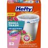 Hefty Small Trash Bags, Fabuloso Scent, 4 Gallon, 34 Count(White)
