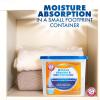 Arm & Hammer Essentials Disposable Moisture Absorber and Odor Eliminator Tub, Fragrance Free, 1 lb., Attracts and Traps Excess Moisture, Ideal Closet Dehumidifier (Pack of 3)(Fragrance Free)