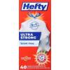 Hefty Ultra Strong 13 Gallon Trash Bags, Tall Kitchen Trash Bags 13 Gallon Size, Drawstring Closure, Continuous Odor Control, White, Unscented, 40 Bags(40 Count (Pack of 6))