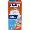 Hefty Ultra Strong 13 Gallon Trash Bags, Tall Kitchen Trash Bags 13 Gallon Size, Drawstring Closure, Continuous Odor Control, White, Lavender and Sweet Vanilla Scent, 110 Bags(Clean Burst)