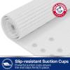Arm & Hammer Comfort Touch Performance Foam Non-Slip Bath Mat for Showers and Tubs, 17 x 40, White(White)