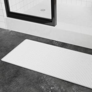 Arm & Hammer Comfort Touch Performance Foam Non-Slip Bath Mat for Showers and Tubs, 17 x 40, White(White)