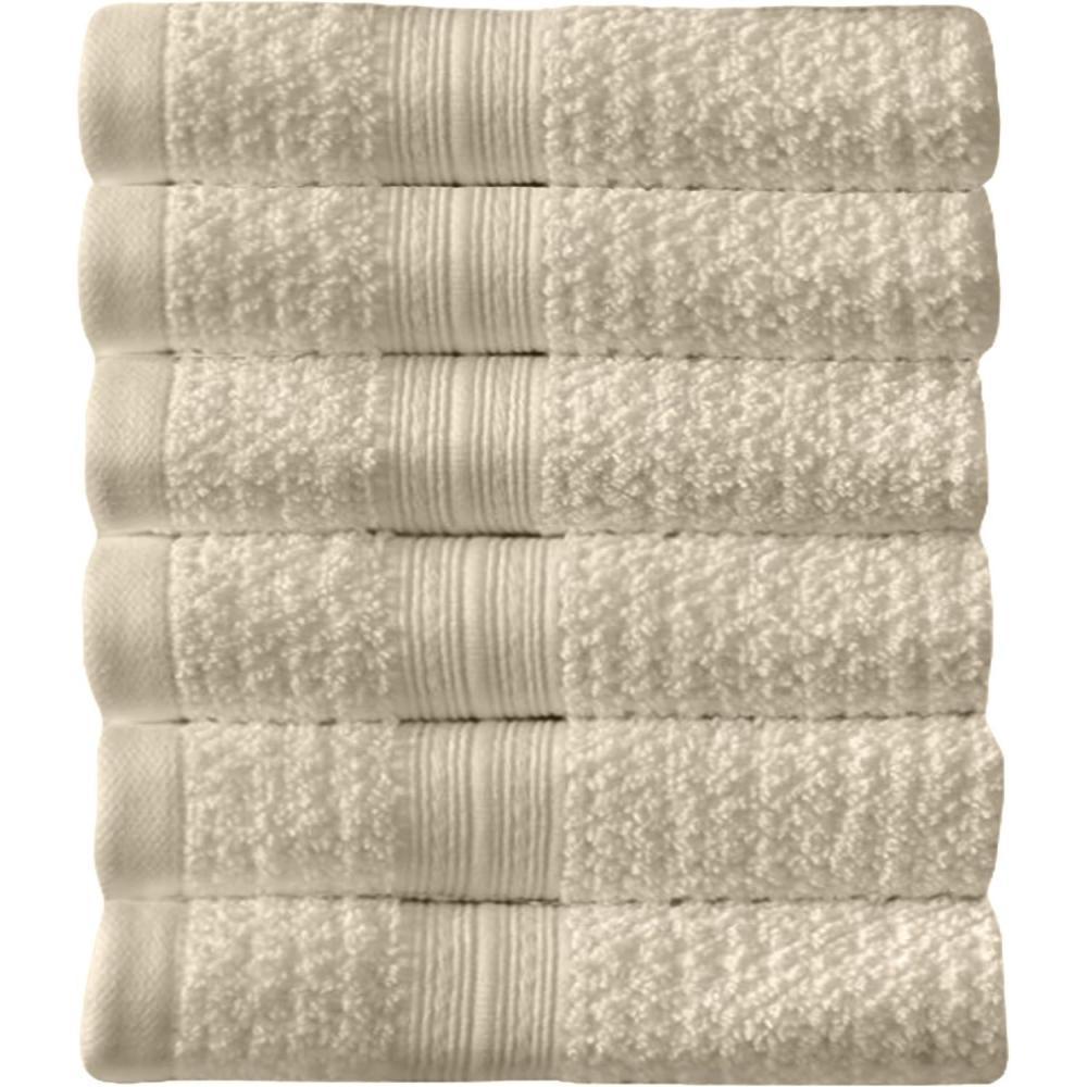 imageArm ampamp Hammer Quick Dry Washcloth Set 6 Piece Light BlueKhaki
