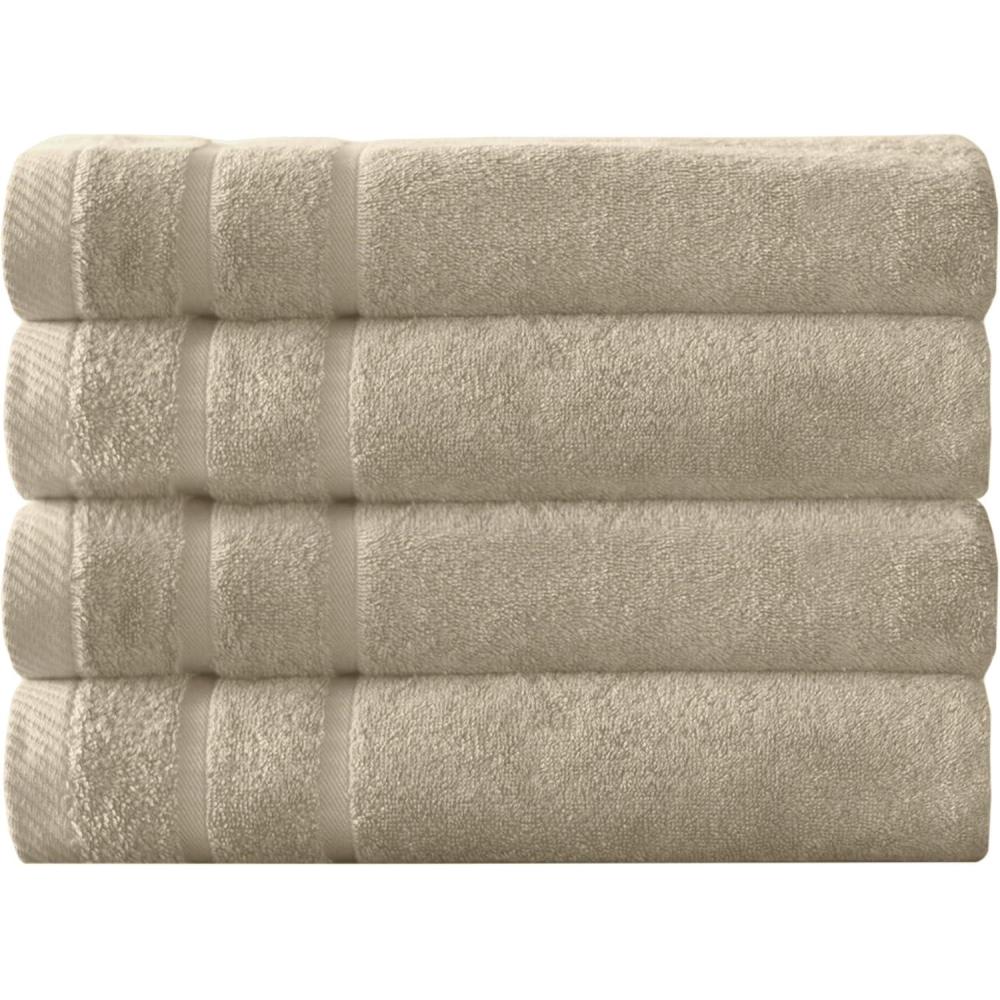 imageArm ampamp Hammer Super Soft Bath Towels 4 Piece Dark BlueKhaki